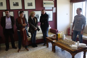 Στιγμιότυπο από την κοπή της βασιλόπιτας του σωματείου εργαζομένων στο Κέντρο Αποκατάστασης Περιθάλψεως Παίδων «Άγιος Δημήτριος»